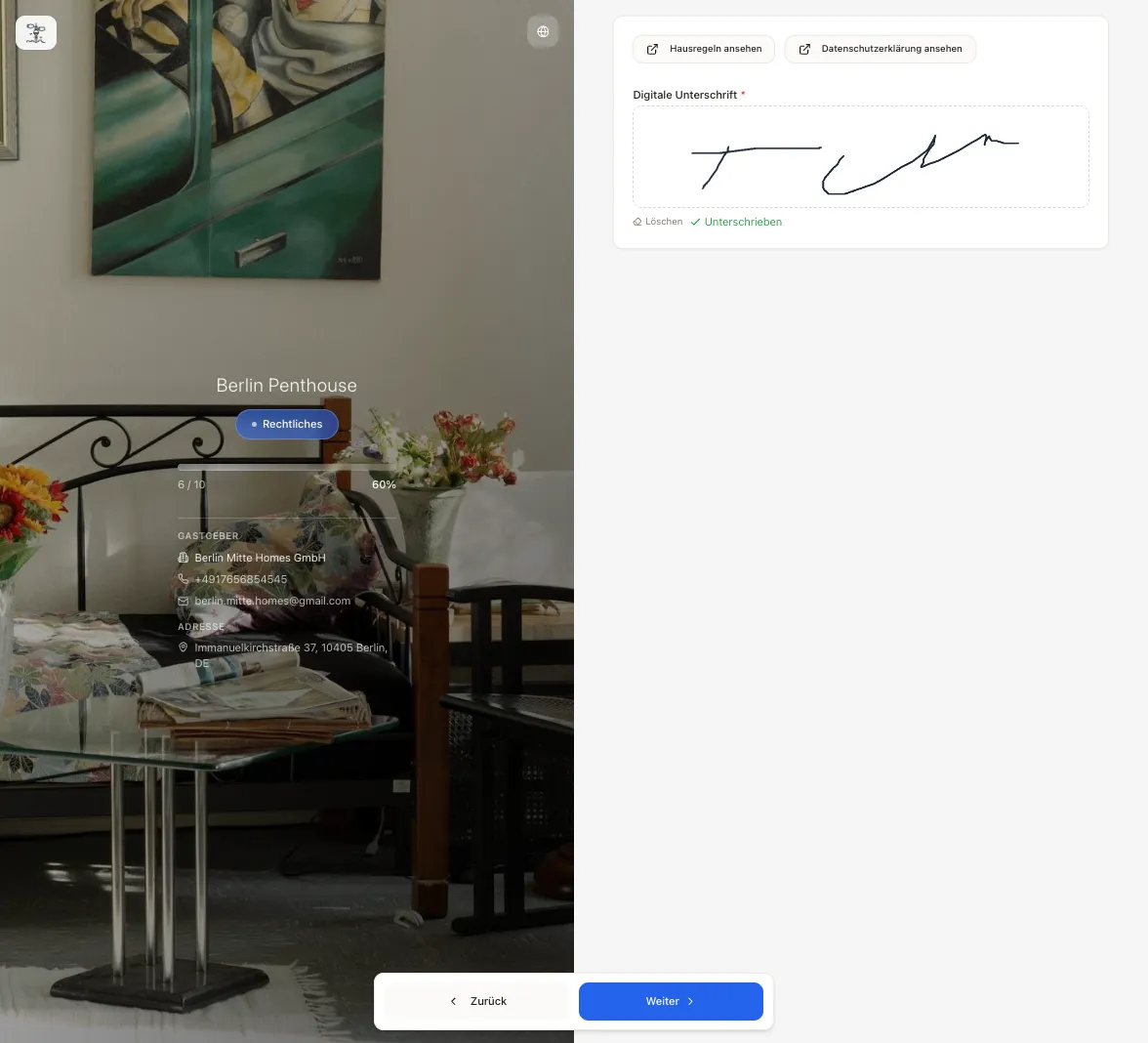 Probably the most sophisticated online check-in on the market - Step 6 / 8