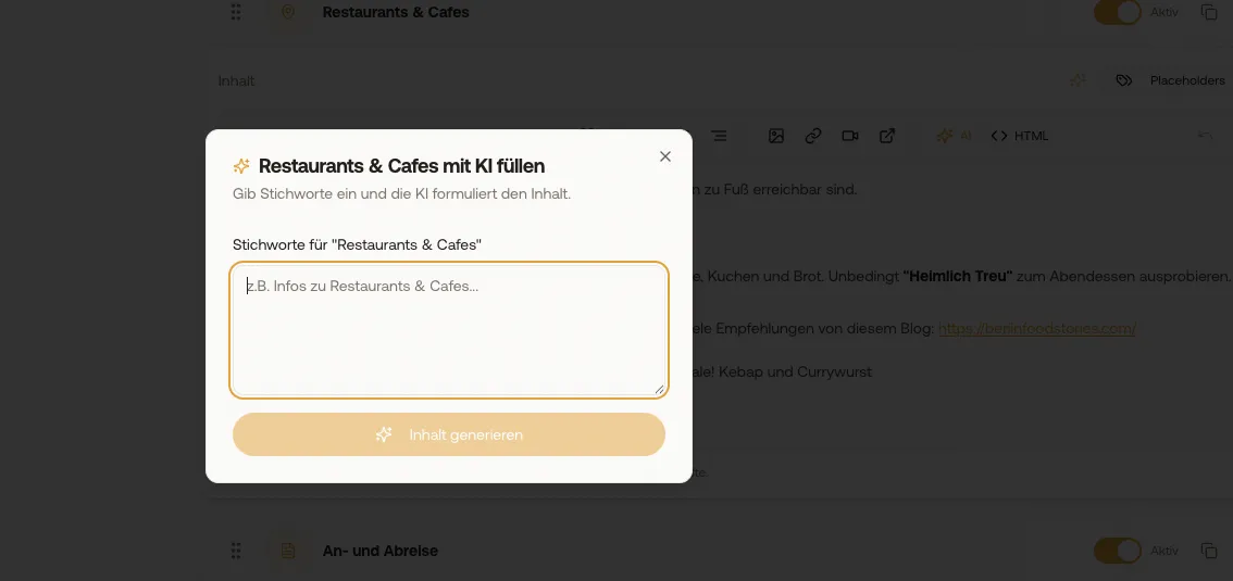 AI Content Generation