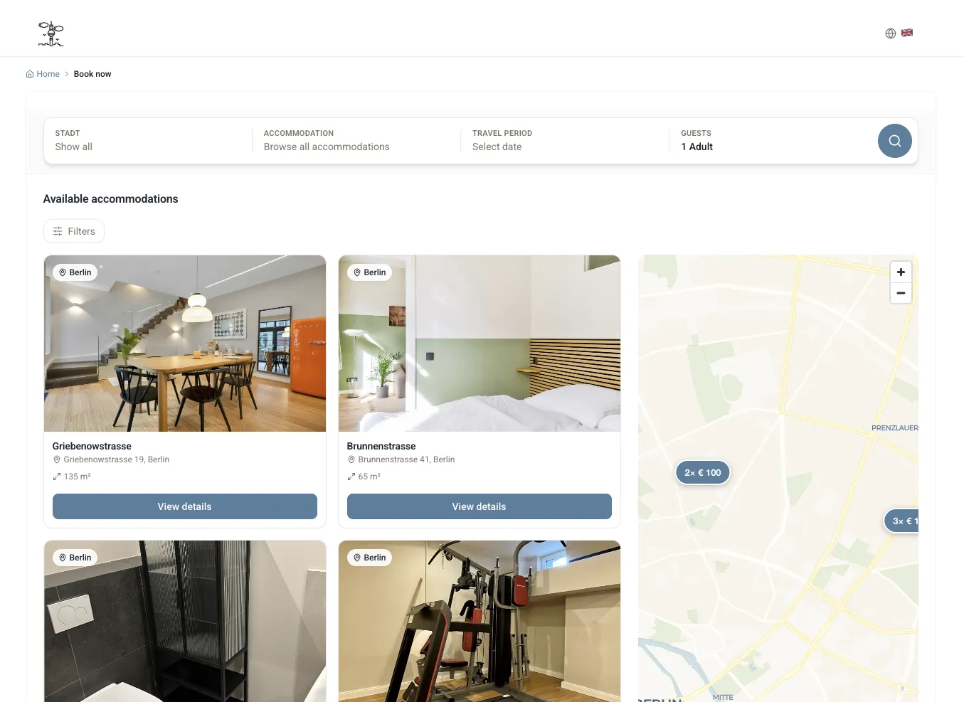 Your own booking website - live in minutes
