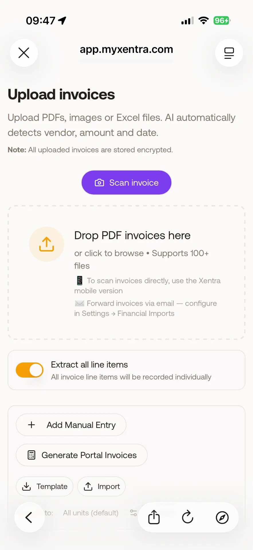 AI Invoice Scanning